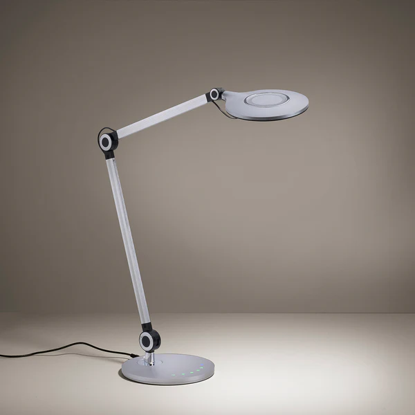 LED-Tischleuchte Niklas - Polyethylen / Eisen - 1-flammig - Silber - Image 5