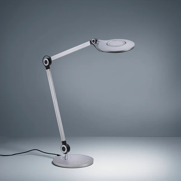 LED-Tischleuchte Niklas - Polyethylen / Eisen - 1-flammig - Silber - Image 7