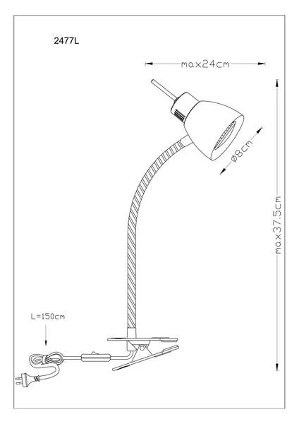 LED-Tischleuchte Nuova - Eisen - 1-flammig - Image 4