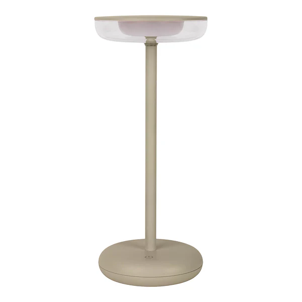 LED-Tischleuchte Pasi - Acrylglas / Eisen - 1-flammig - Beige - Image 4