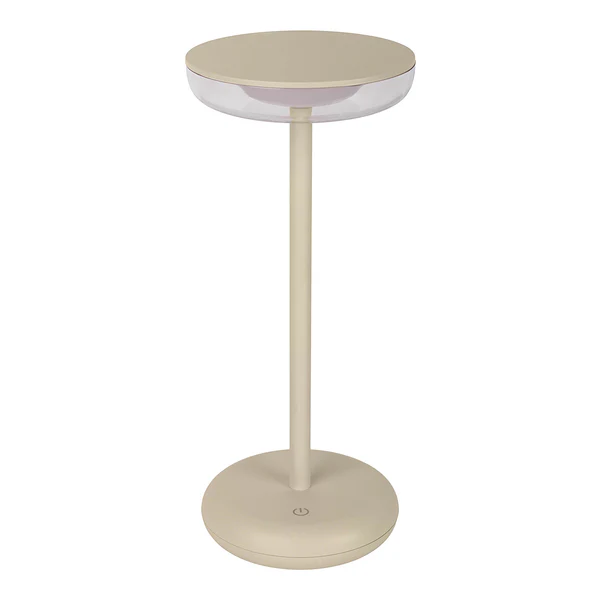 LED-Tischleuchte Pasi - Acrylglas / Eisen - 1-flammig - Beige - Image 5