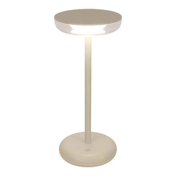 LED-Tischleuchte Pasi - Acrylglas / Eisen - 1-flammig - Beige - Image 6