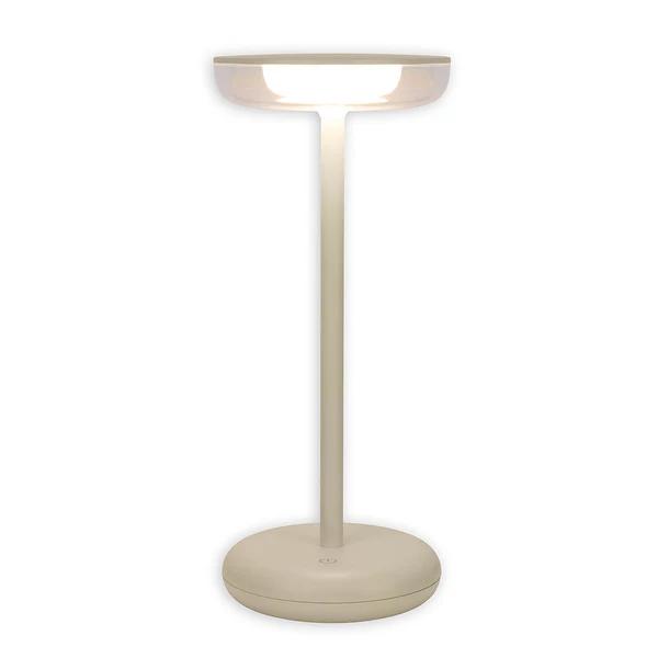 LED-Tischleuchte Pasi - Acrylglas / Eisen - 1-flammig - Beige - Image 7