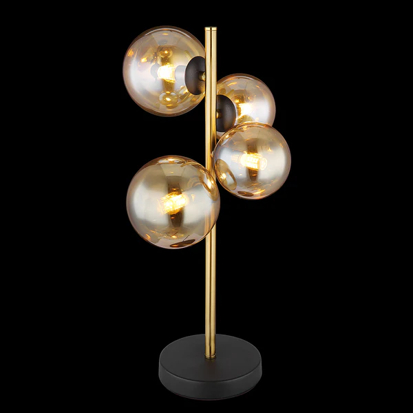 LED-Tischleuchte Riha - Farbglas / Eisen- 4-flammig - Image 6