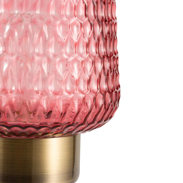 LED-Tischleuchte Rose Glamour - Klarglas / Messing - 1-flammig - Image 5