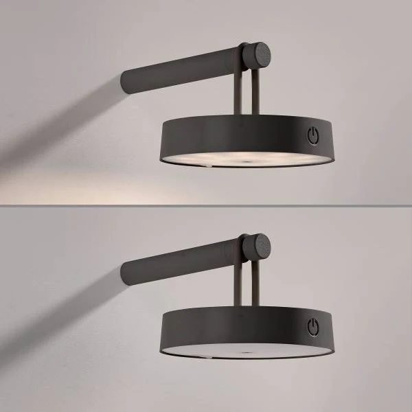 LED-Wandleuchte Arma - Eisen - 1-flammig - Schwarz - Image 8
