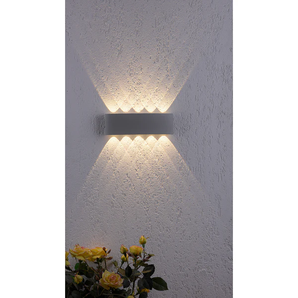 LED-Wandleuchte Carlo II - Aluminium - Flammenanzahl: 10 - Image 6