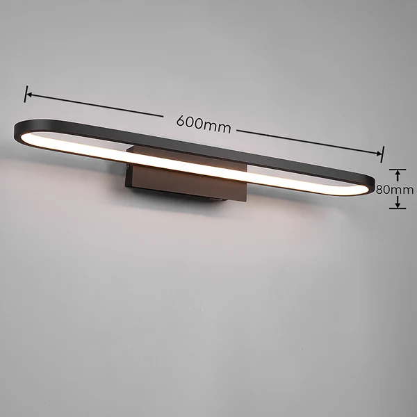 LED-Wandleuchte Gianni Typ A - Silikon / Eisen - 1-flammig - Schwarz - Image 9