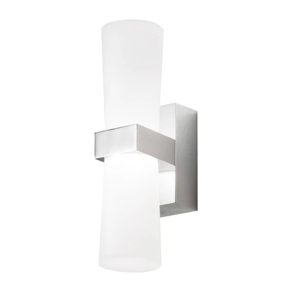 LED-Wandleuchte Iglesias - Glas / Metall - 1-flammig
