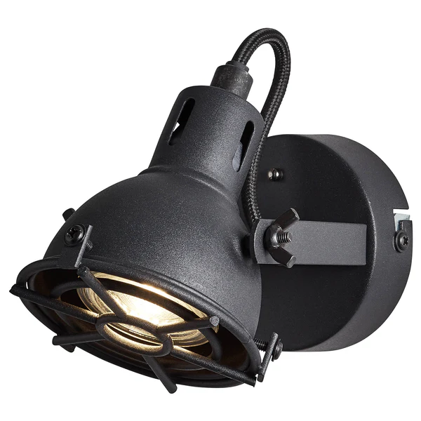 LED-Wandleuchte Jesper - Eisen - 1-flammig