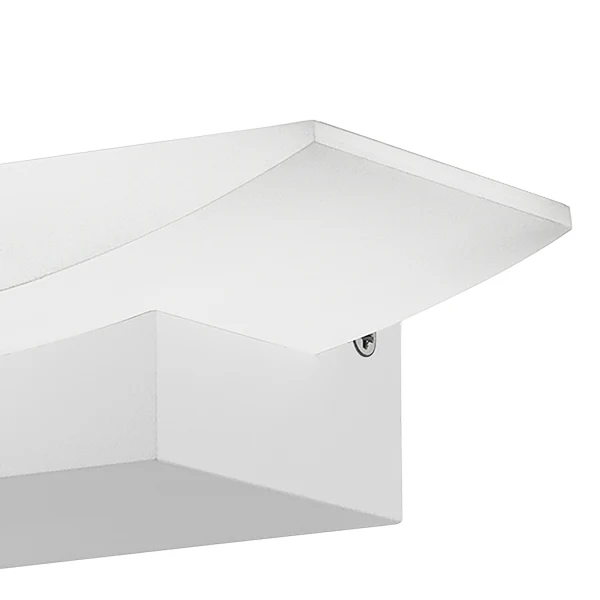 LED-Wandleuchte Metrass I - Kunststoff / Aluminium - 1-flammig - Weiß - Image 3