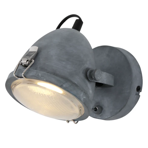 LED-Wandleuchte Mexlite - Glas / Eisen - 1-flammig