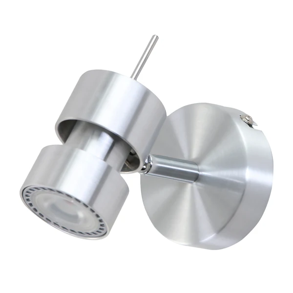 LED-Wandleuchte Natasja - Stahl - Silber