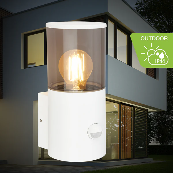 LED-Wandleuchte Nypa mit Sensor - Aluminium - Weiß - 1-flammig - Image 3