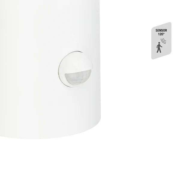 LED-Wandleuchte Nypa mit Sensor - Aluminium - Weiß - 1-flammig - Image 4