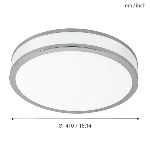 LED-Wandleuchte Palermo I - Acrylglas / Stahl - 1-flammig - Durchmesser: 41 cm - Image 2