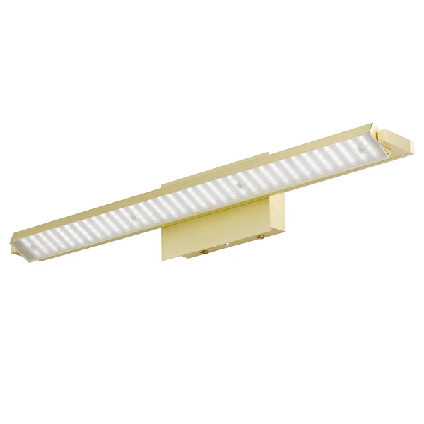 LED-Wandleuchte Pare - Acrylglas / Eisen - 1-flammig - Gold - Breite: 60 cm