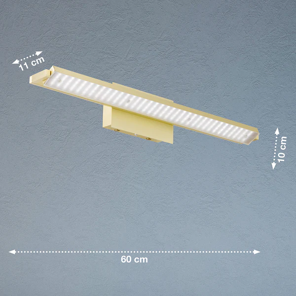 LED-Wandleuchte Pare - Acrylglas / Eisen - 1-flammig - Gold - Breite: 60 cm - Image 3