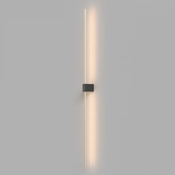 LED-Wandleuchte Pars Typ B - Aluminium - 1-flammig