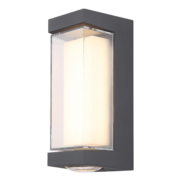 LED-Wandleuchte Plixon Typ B - Aluminium / Acrylglas - 1-flammig