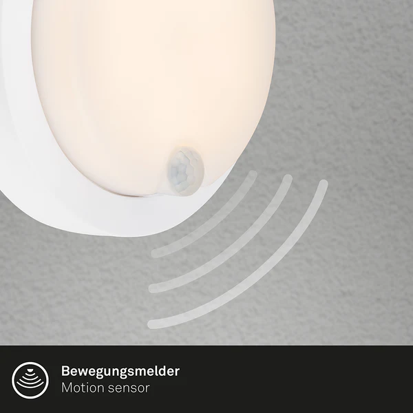 LED-Wandleuchte Presigo - Polypropylen - 1-flammig - Weiß - Image 5