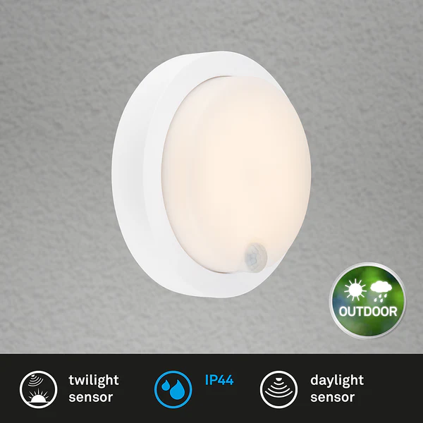 LED-Wandleuchte Presigo - Polypropylen - 1-flammig - Weiß - Image 7