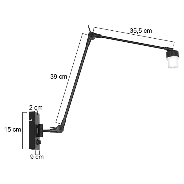 LED-Wandleuchte Prestige Chic - Aluminium - 1-flammig - Image 10