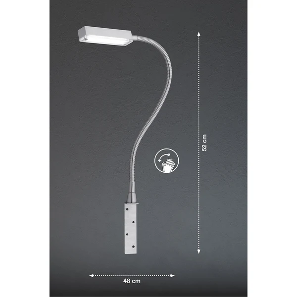 LED-Wandleuchte Raik I - Acryl / Eisen - 1-flammig - Image 5