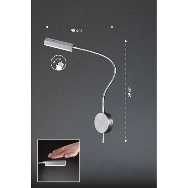 LED-Wandleuchte Raik II - Acryl / Eisen - 1-flammig - Image 4
