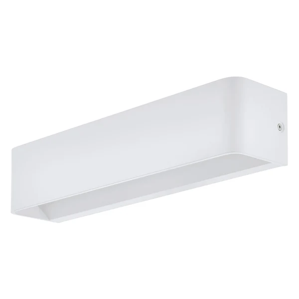 LED-Wandleuchte Sania - Aluminium - 1-flammig - Weiß - Breite: 37 cm
