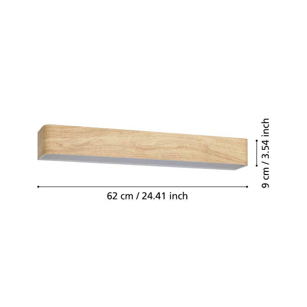 LED-Wandleuchte Sania Typ B - Polycarbonat / Stahl - 1-flammig - Image 6
