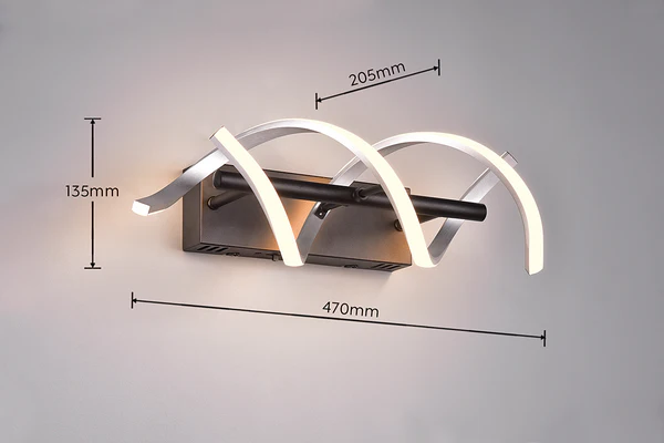 LED-Wandleuchte Sequence - Silikon / Aluminium - 1-flammig - Image 9