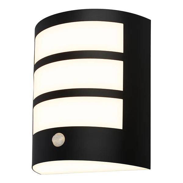 LED-Wandleuchte Skot - Aluminium - 1-flammig - Schwarz