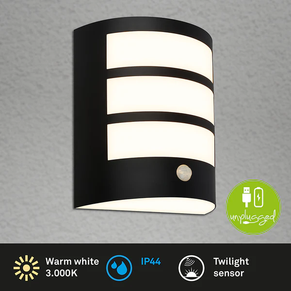 LED-Wandleuchte Skot - Aluminium - 1-flammig - Schwarz - Image 9