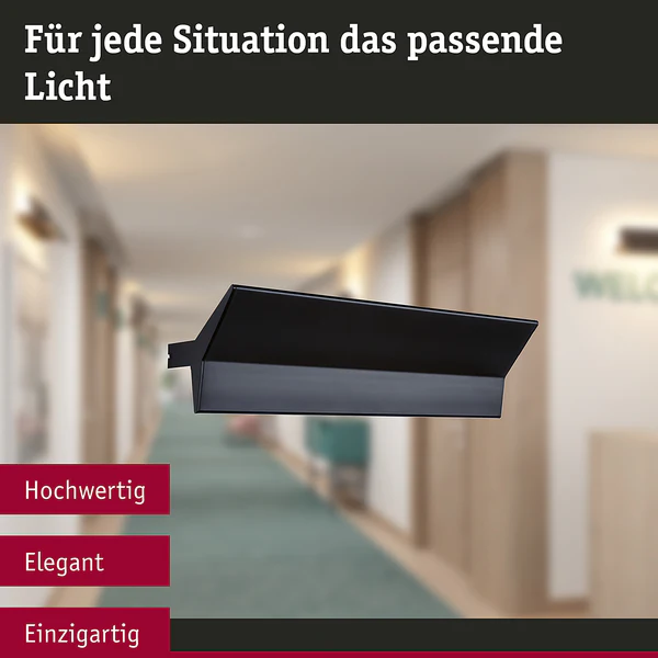 LED-Wandleuchte Stine Typ A - Metall Schwarz - 1-flammig - Schwarz - Image 12