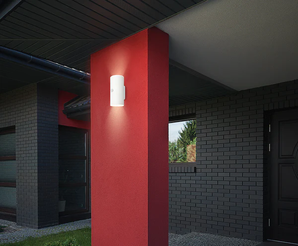 LED-Wandleuchte Upsa mit Sensor - Kunststoff - 1-flammig - Weiß - Image 3