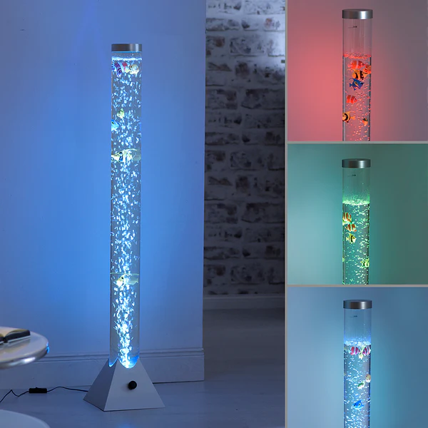 LED-Wassersäule Ava - Aluminium / Kunststoff - Silber - Image 11