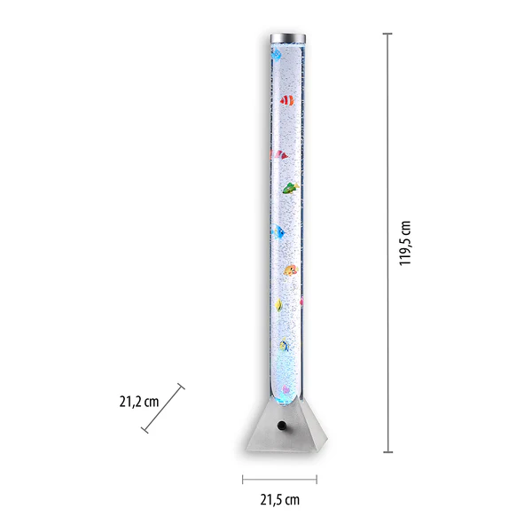 LED-Wassersäule Ava - Aluminium / Kunststoff - Silber - Image 12