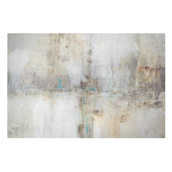 Leinwandbild Essenz II - Grau - 90 x 60 x 2 cm - Breite: 90 cm - Image 5