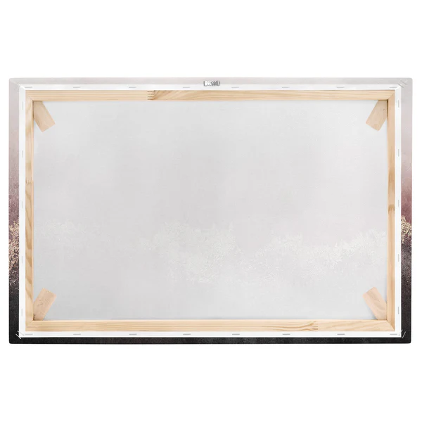 Leinwandbild Goldene Dämmerung Rosa I - Pink - 90 x 60 x 2 cm - Breite: 90 cm - Image 5