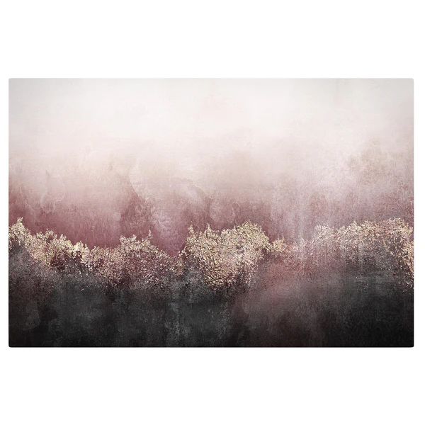 Leinwandbild Goldene Dämmerung Rosa I - Pink - 90 x 60 x 2 cm - Breite: 90 cm - Image 6