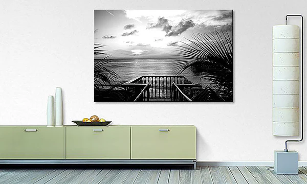 Leinwandbild Terraces - Fichte Massiv / Mischgewebe - 80 x 120 cm - Image 2