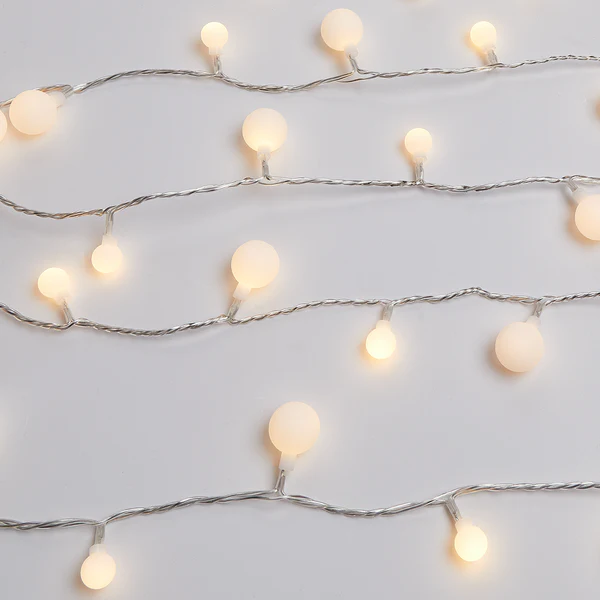Lichterkette SNOW BULBS - Kupfer / ABS / Polyvinyl - Weiß - Image 4