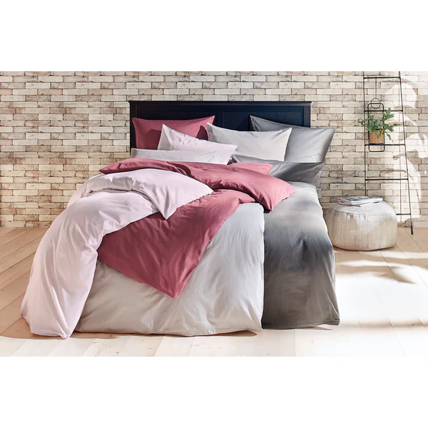 Luxus-Satin-Bettwäsche Montainville - Baumwolle - Pink - 200 x 200 cm + 2 Kissen 80 x 80 cm - Image 5