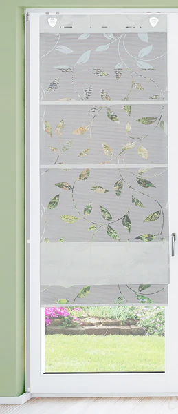 Magnetrollo Rana - Webstoff - Grau - 70 x 210 cm