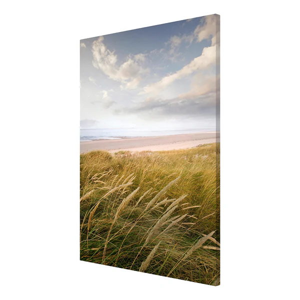Magnettafel Dünentraum - Stahl / Vinyl-Spezialfolie - Blau / Braun - 40 x 60 cm - Image 2