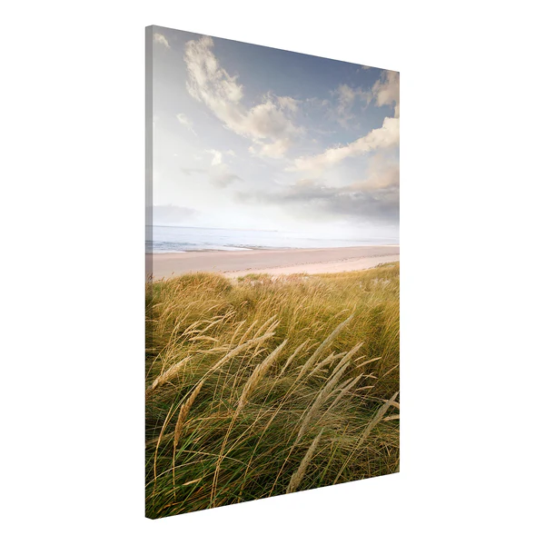 Magnettafel Dünentraum - Stahl / Vinyl-Spezialfolie - Blau / Braun - 40 x 60 cm - Image 4