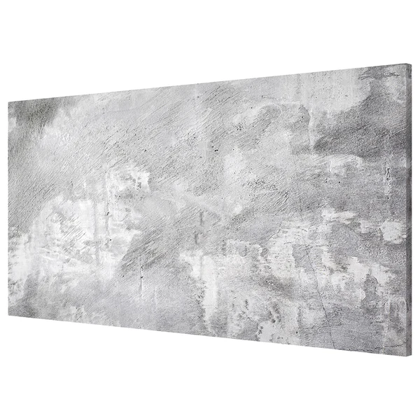 Magnettafel Industrie look Betonoptik - Stahl / Vinyl-Spezialfolie - Grau - 78 x 37 cm - Image 2