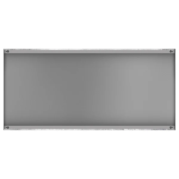 Magnettafel Industrie look Betonoptik - Stahl / Vinyl-Spezialfolie - Grau - 78 x 37 cm - Image 3