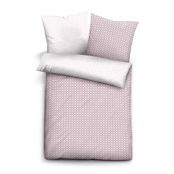 Mako-Satin Bettdeckenbezug 0636045 - Mako-Satin - Rosa - 135 x 200 cm
